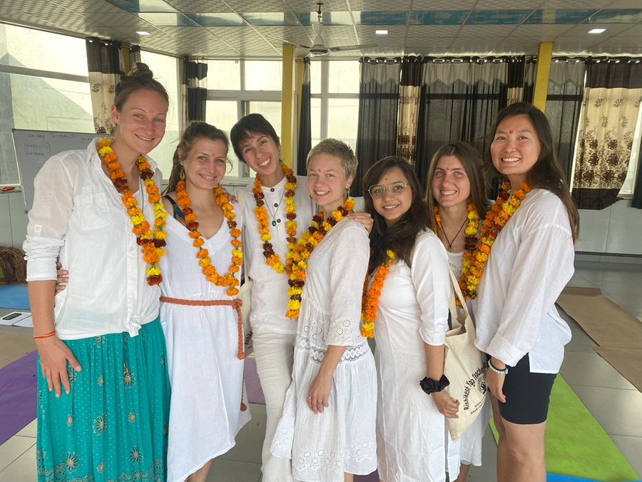 Yoga Practice at Rishikesh Yog Darshan