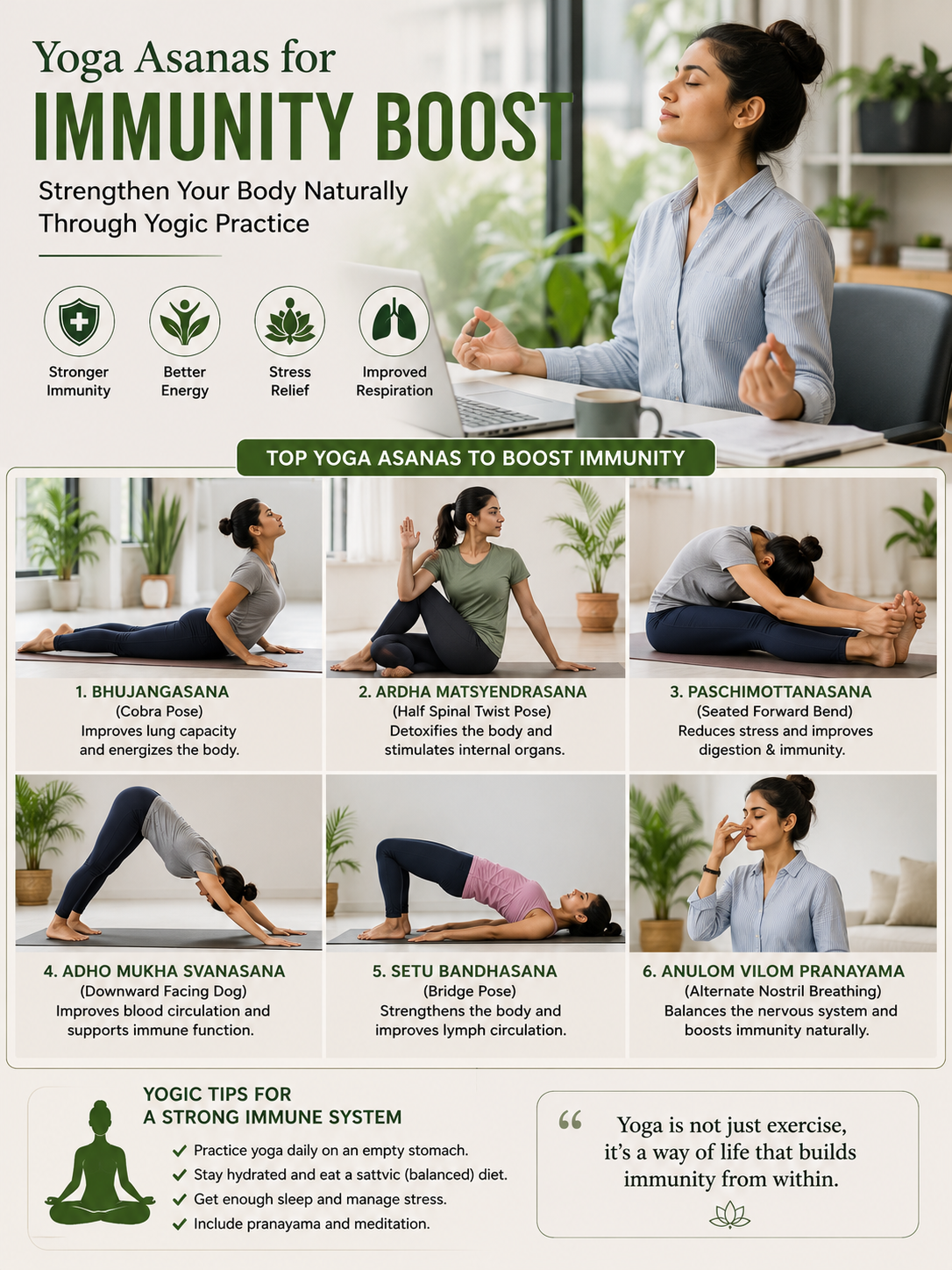 Yoga Asanas for Immunity Boost