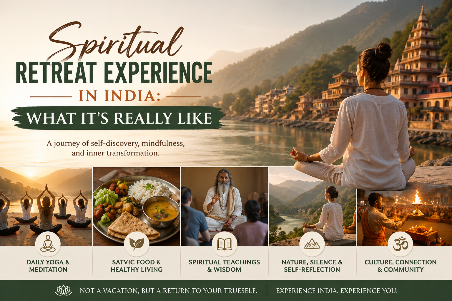 Spiritual retreat by the river