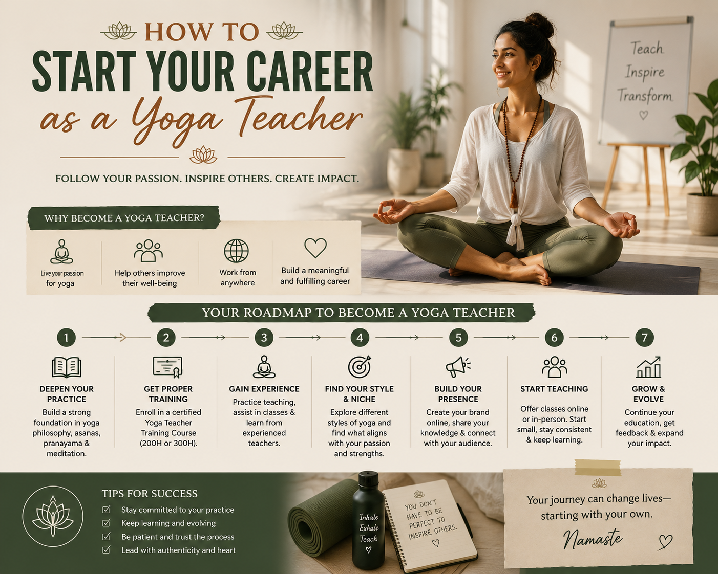 How to Start Your Career as a Yoga Teacher Successfully