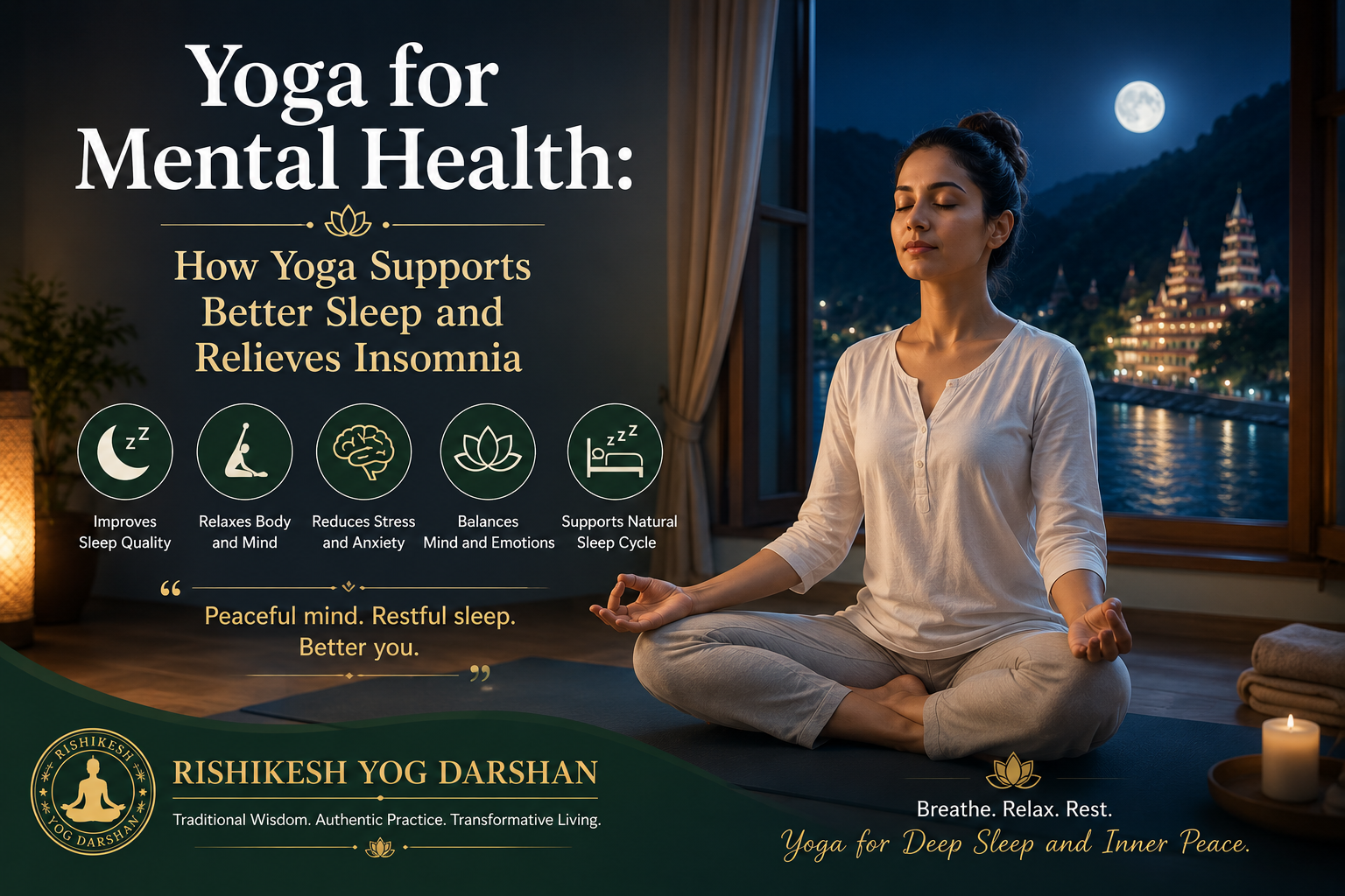How Yoga Supports Better Sleep and Relieves Insomnia