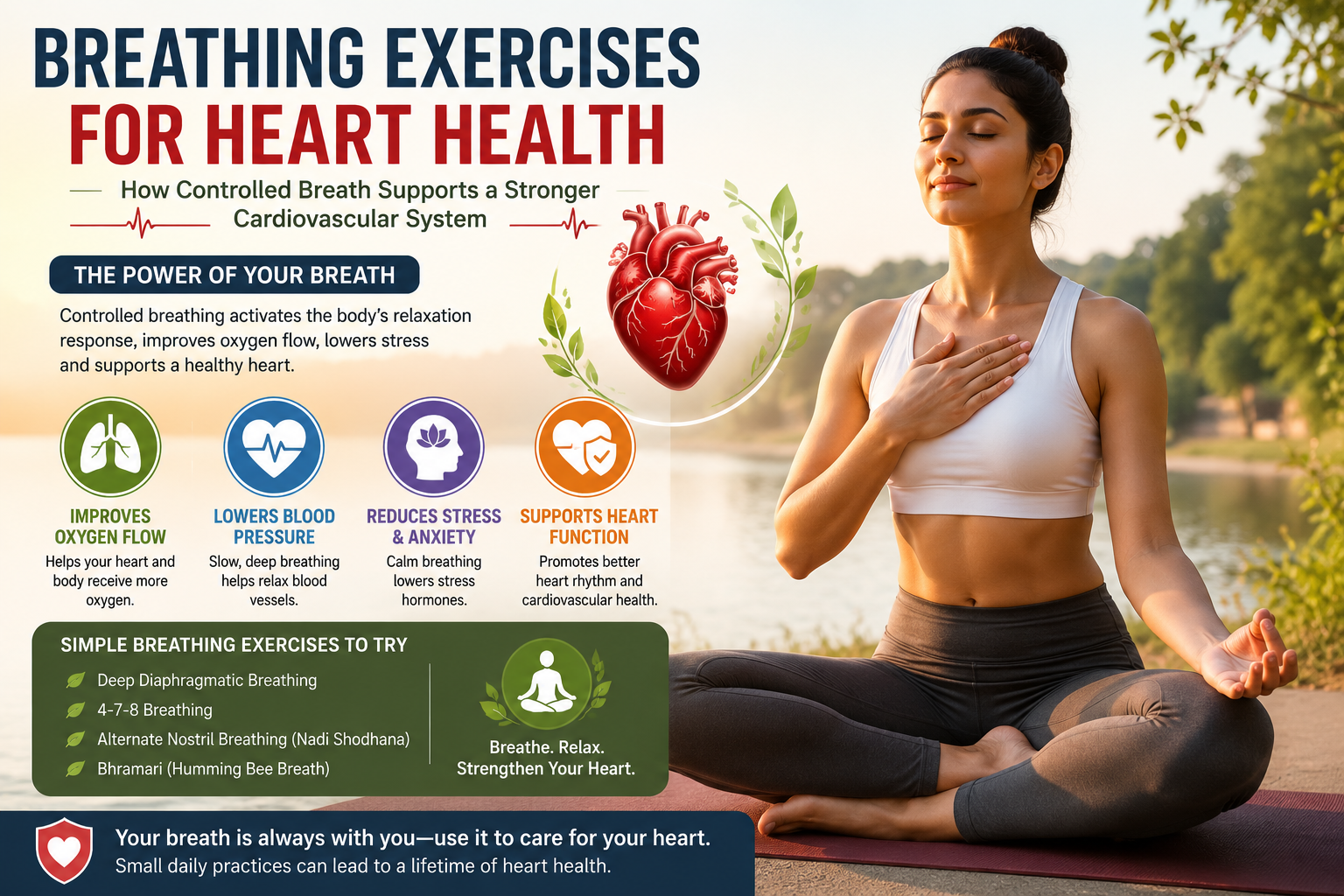 Breathing Exercises for Heart Health | Improve Cardiovascular Strength Naturally