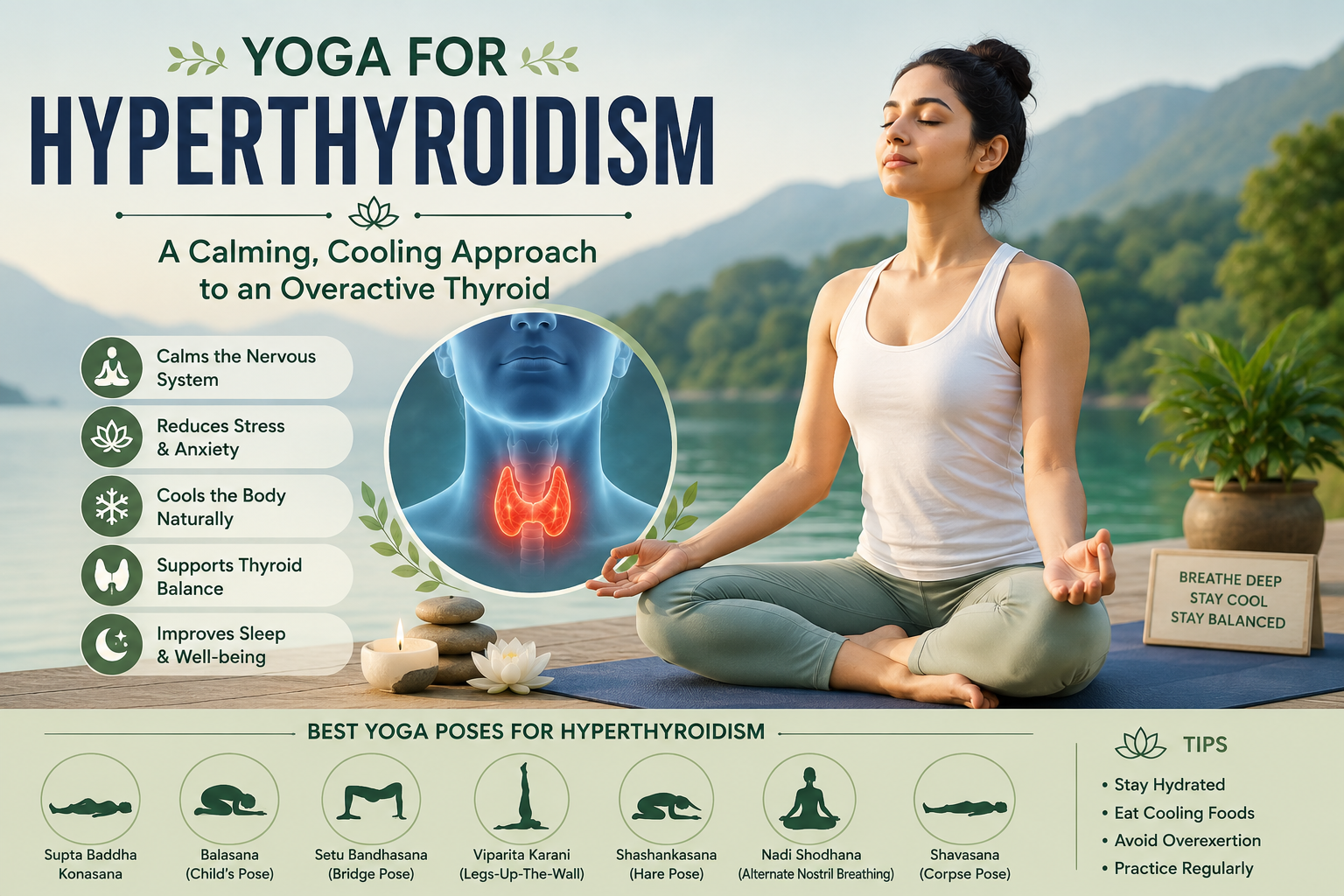 Yoga for Hyperthyroidism