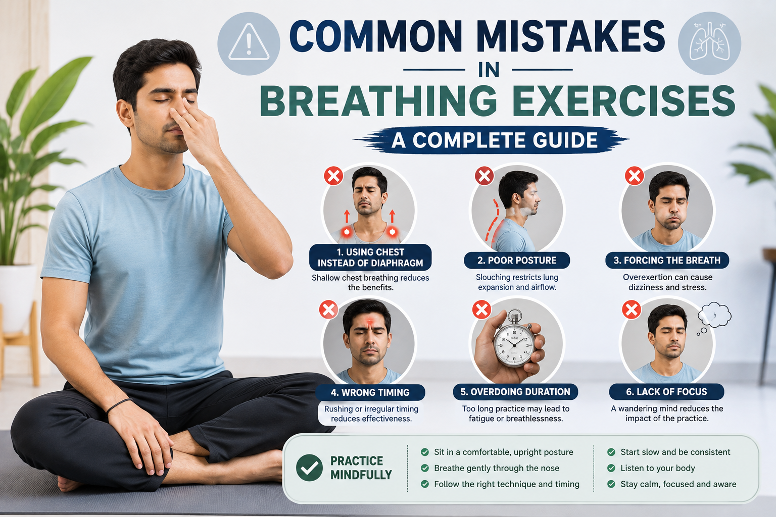 Common Mistakes in Breathing Exercises