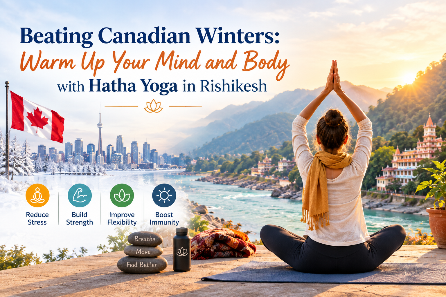 Canadian Winter to Rishikesh Warmth