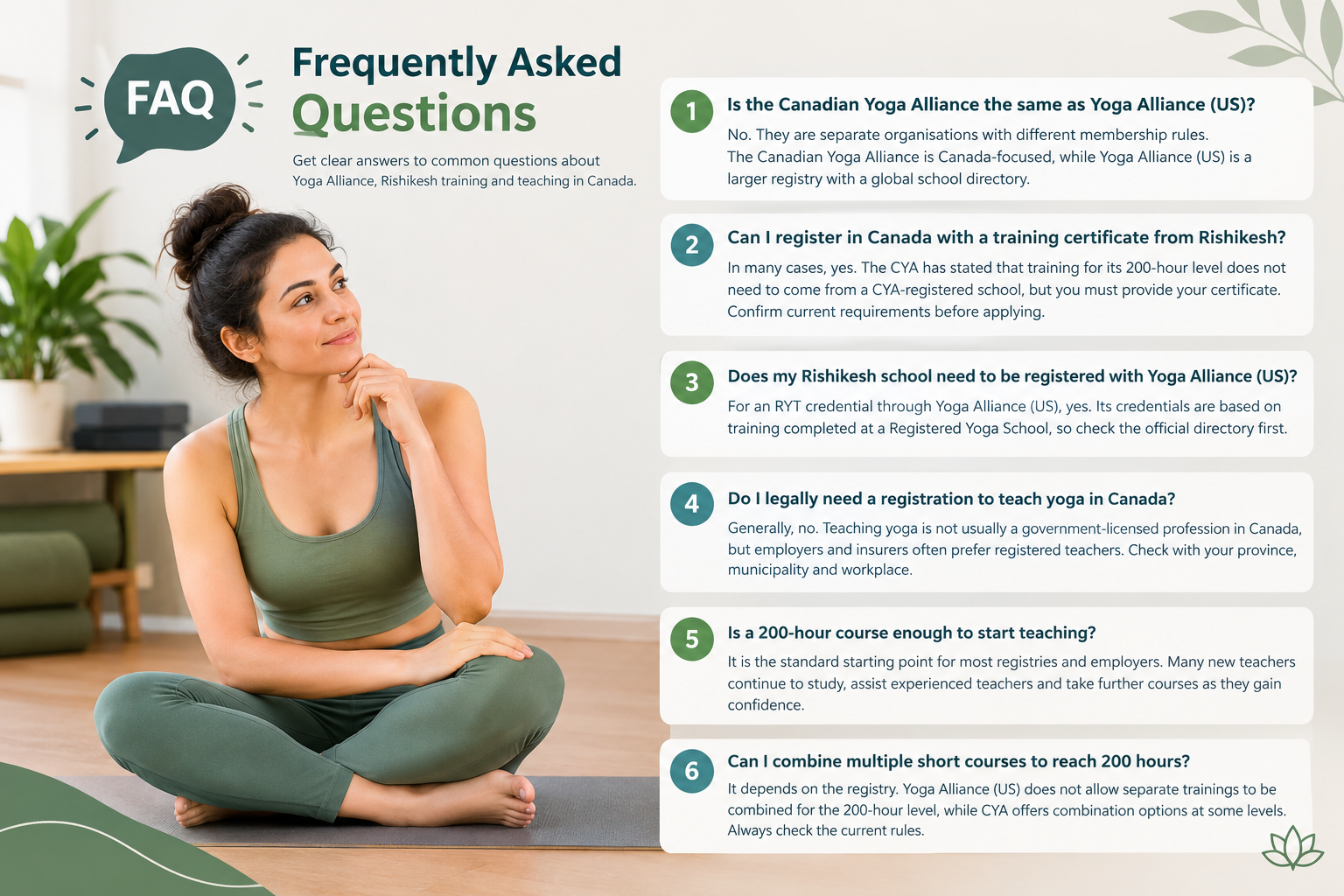 Yoga Alliance FAQ in Rishikesh Style