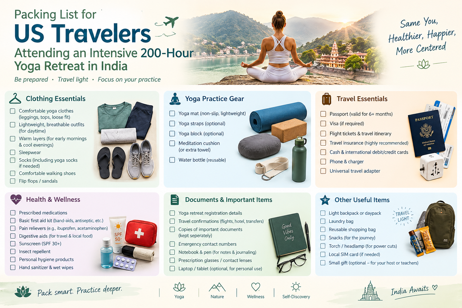Attending an Intensive 200-Hour Yoga Retreat in India