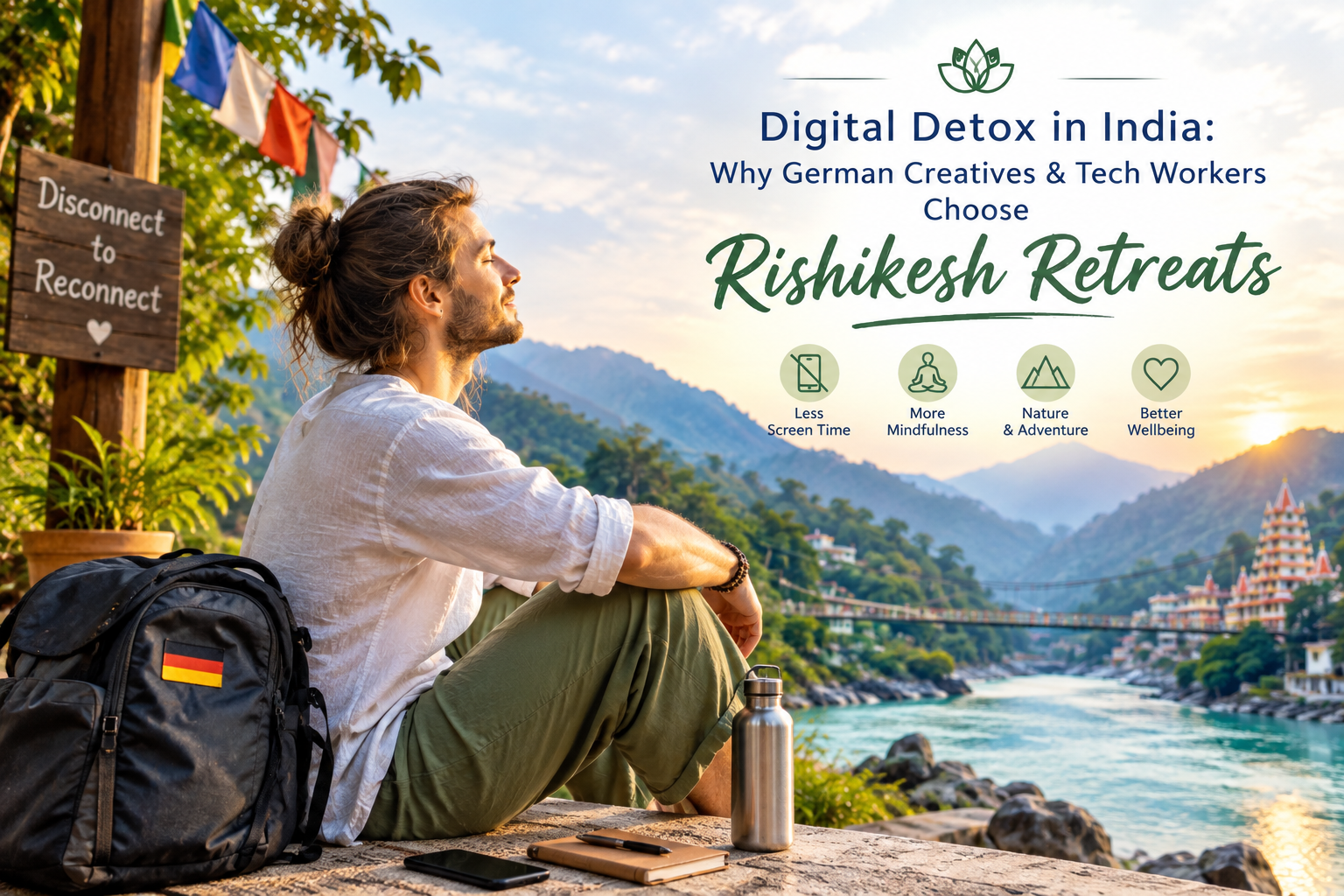 Why German Creatives & Tech Workers Choose Rishikesh Retreats